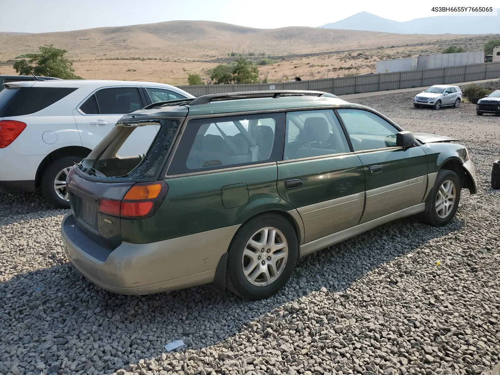 2000 Subaru Legacy Outback VIN: 4S3BH6655Y7665065 Lot: 65413434