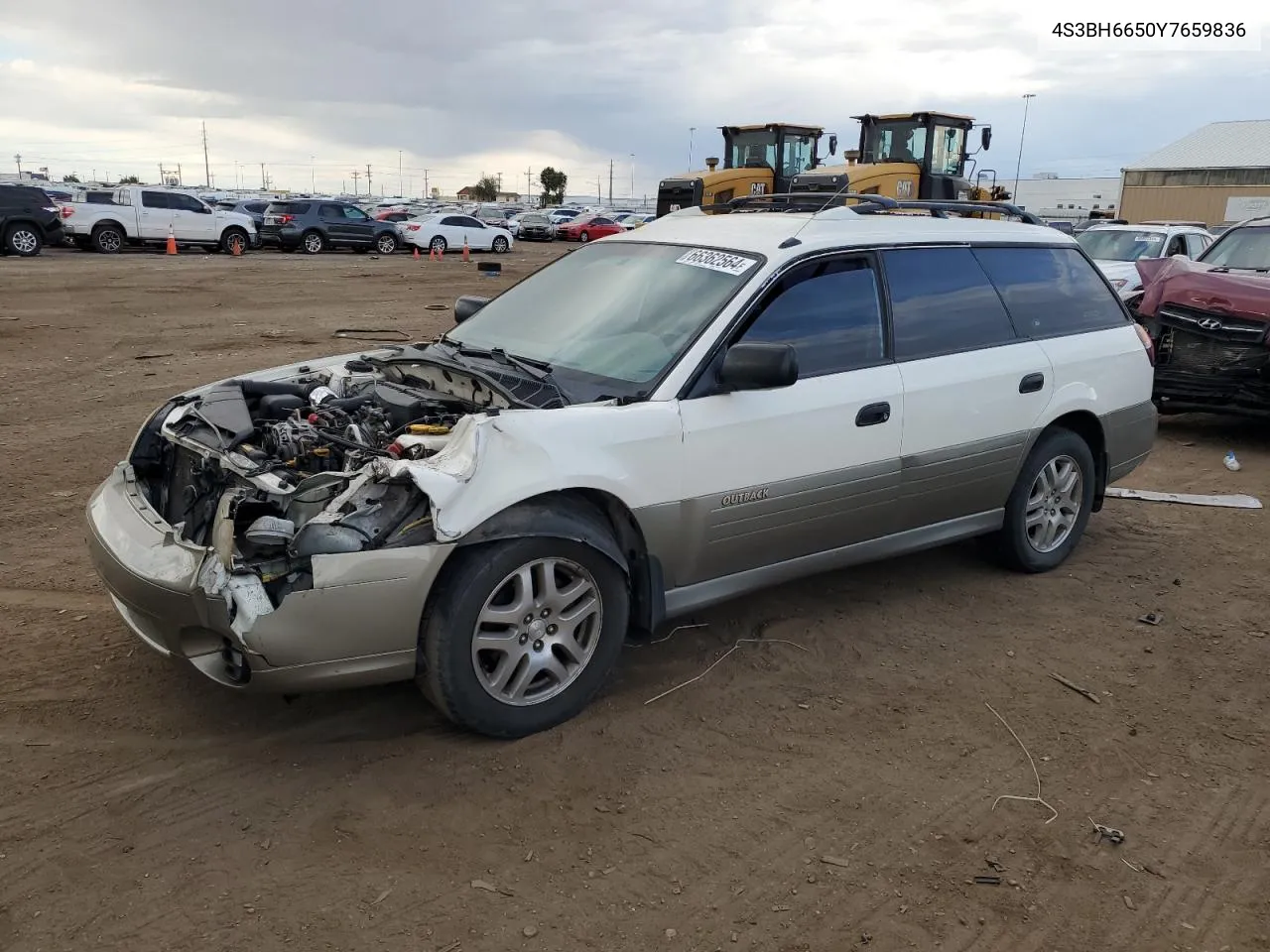 2000 Subaru Legacy Outback VIN: 4S3BH6650Y7659836 Lot: 66362564