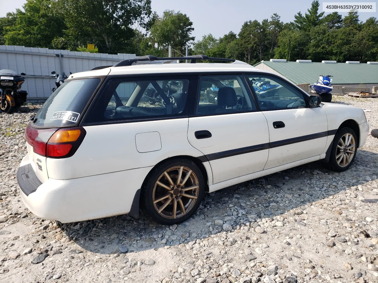 2000 Subaru Legacy L VIN: 4S3BH6353Y7310092 Lot: 67234074