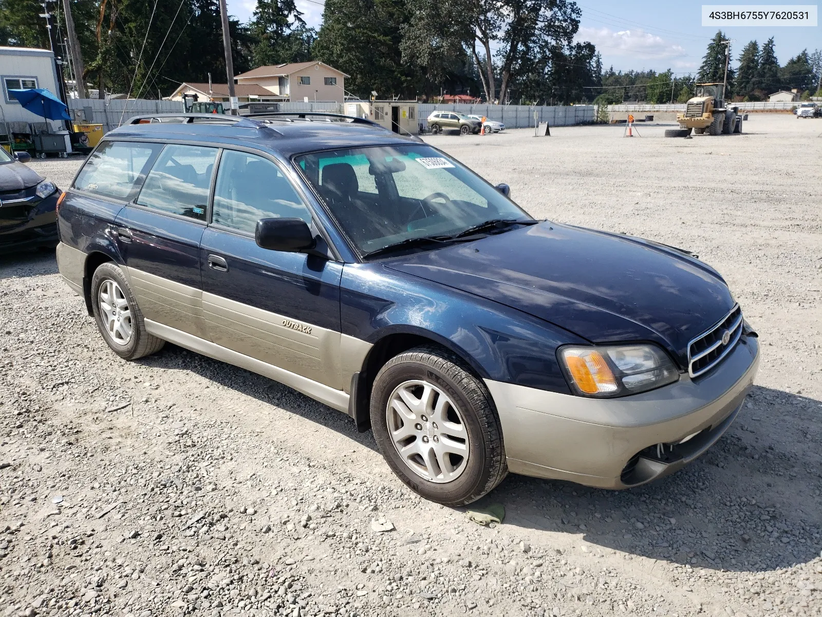 2000 Subaru Legacy Outback Awp VIN: 4S3BH6755Y7620531 Lot: 67506834