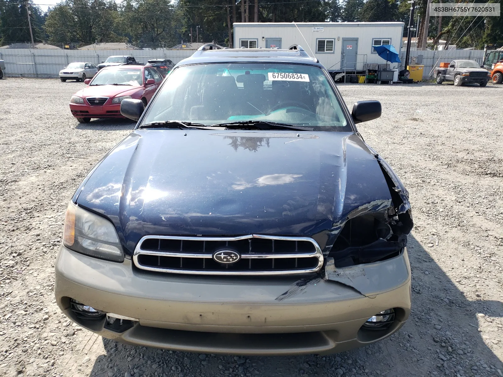 2000 Subaru Legacy Outback Awp VIN: 4S3BH6755Y7620531 Lot: 67506834