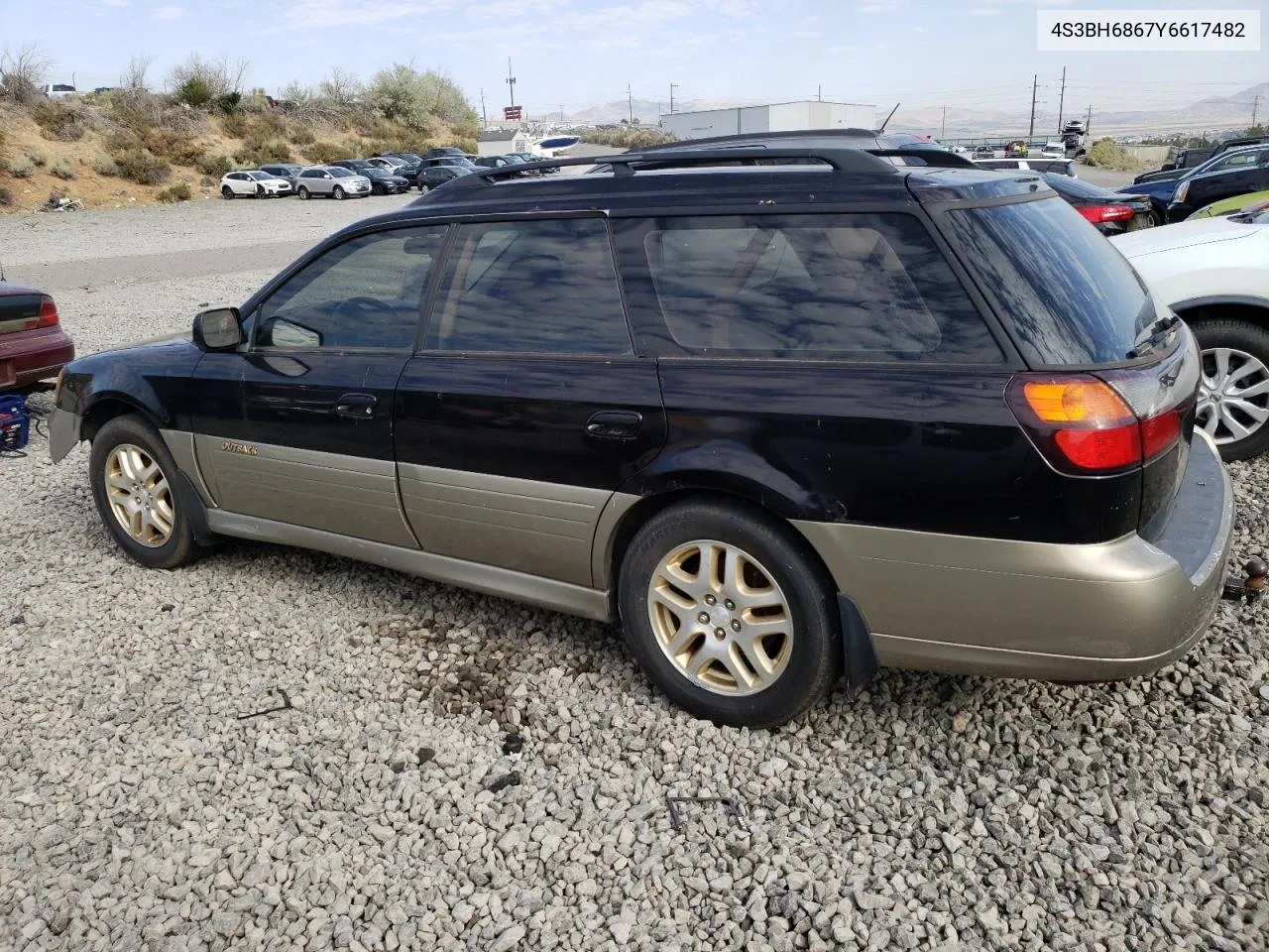 2000 Subaru Legacy Outback Limited VIN: 4S3BH6867Y6617482 Lot: 70339554