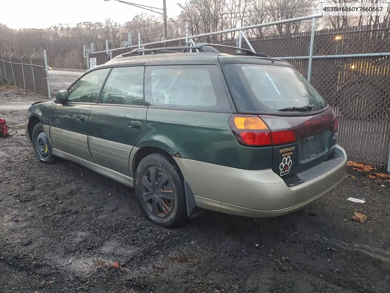 4S3BH6860Y7660667 2000 Subaru Legacy Outback Limited