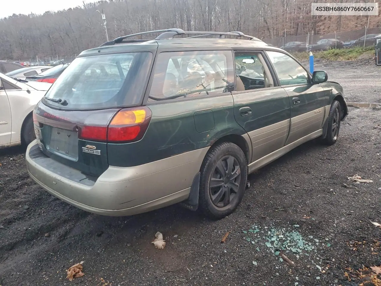 4S3BH6860Y7660667 2000 Subaru Legacy Outback Limited