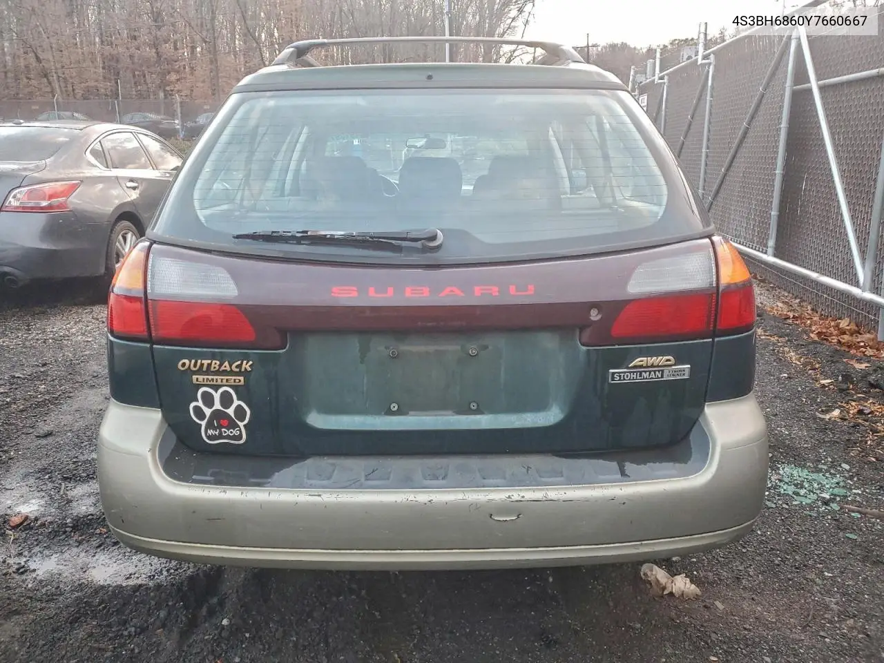 4S3BH6860Y7660667 2000 Subaru Legacy Outback Limited