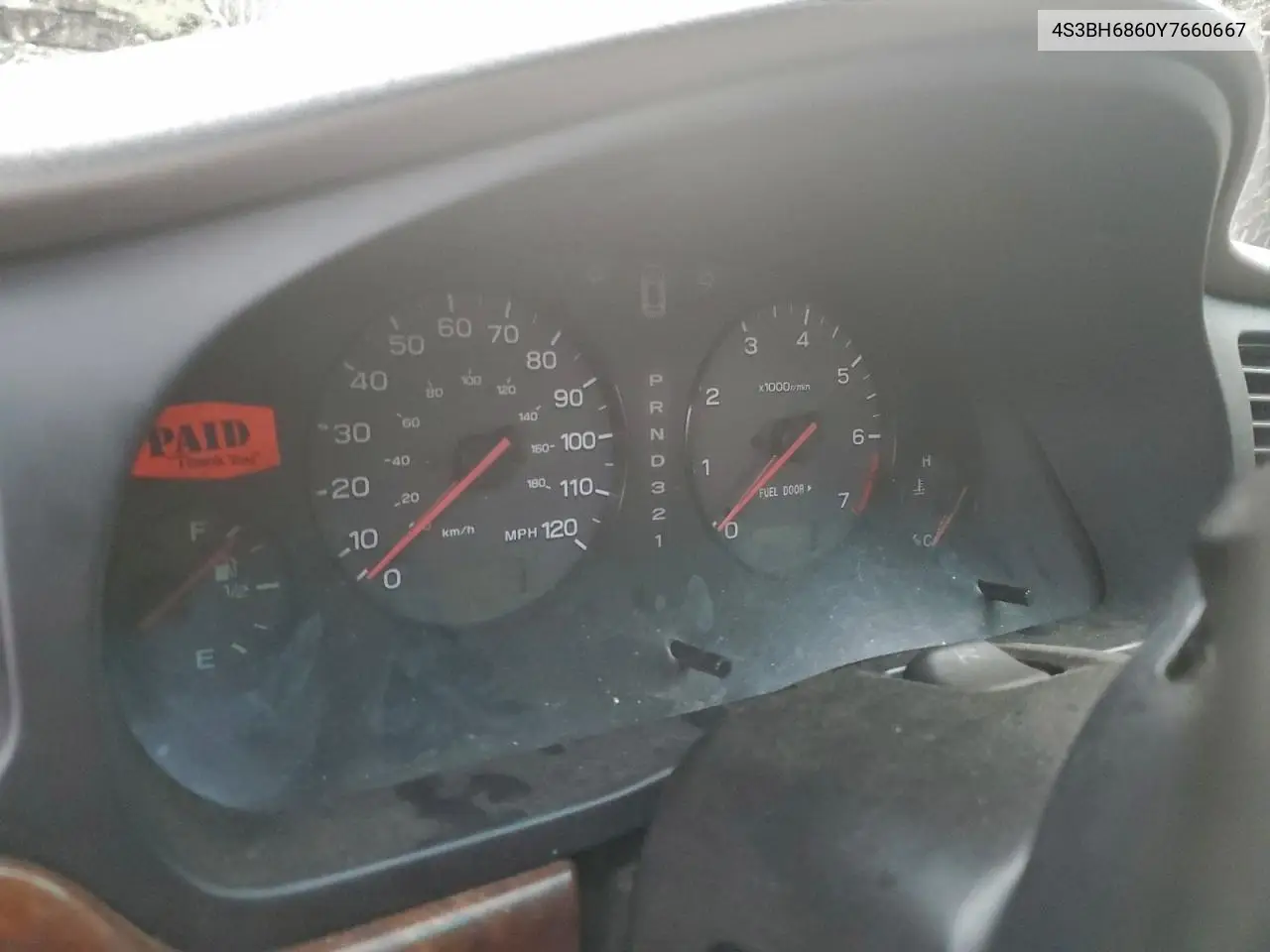 4S3BH6860Y7660667 2000 Subaru Legacy Outback Limited