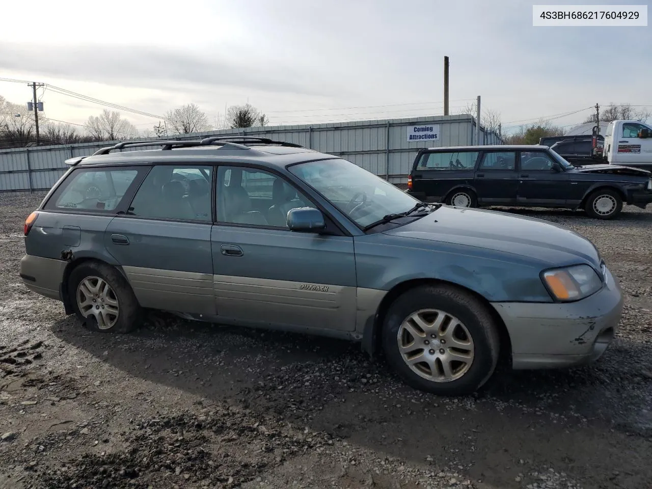 4S3BH686217604929 2001 Subaru Legacy Outback Limited