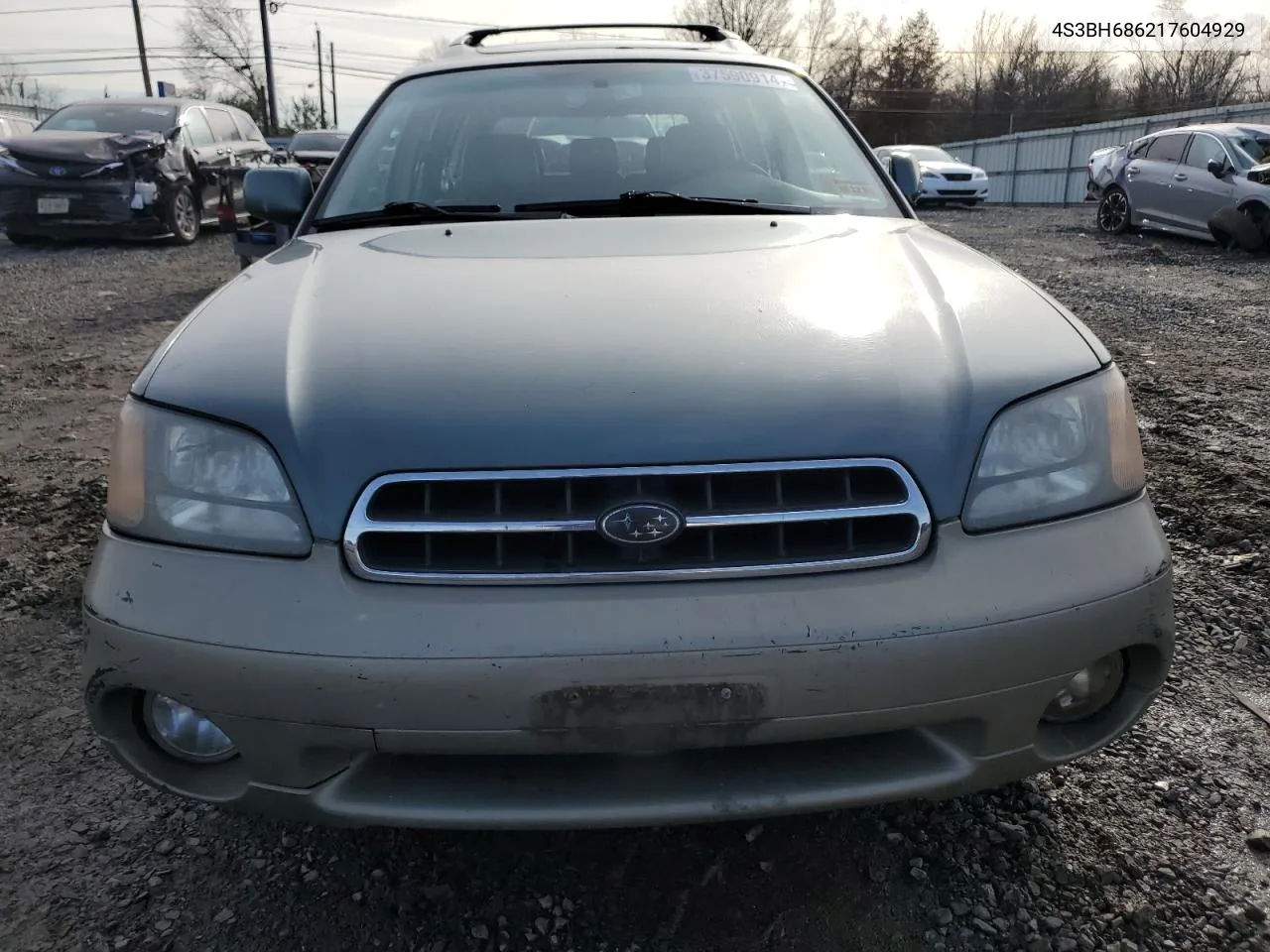 2001 Subaru Legacy Outback Limited VIN: 4S3BH686217604929 Lot: 37590914