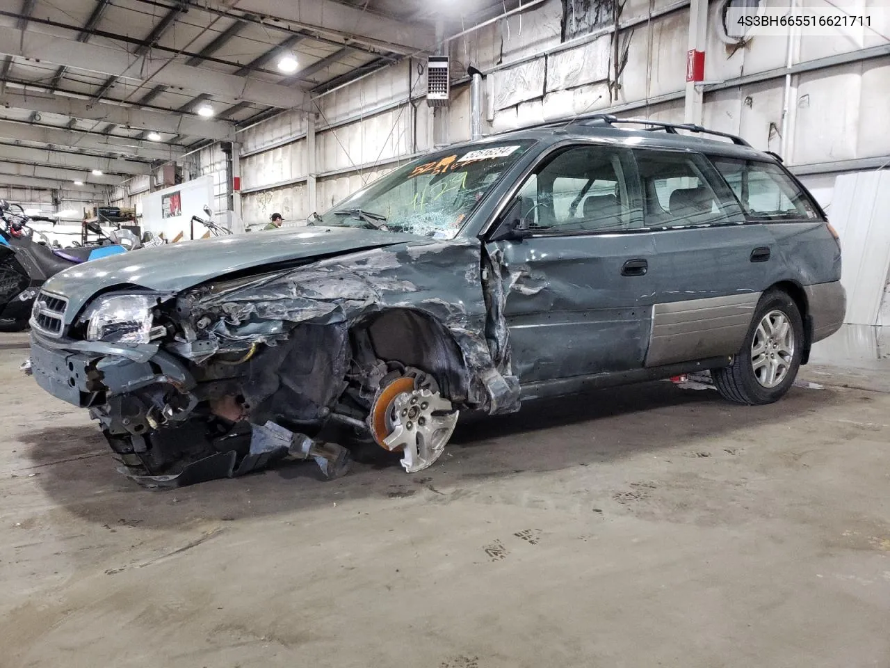 2001 Subaru Legacy Outback VIN: 4S3BH665516621711 Lot: 52516234