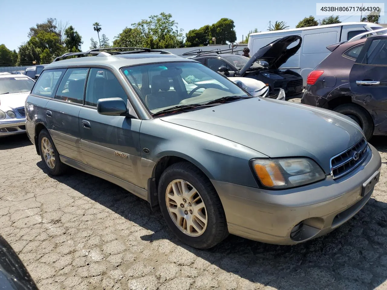 2001 Subaru Legacy Outback H6 3.0 Ll Bean VIN: 4S3BH806717664390 Lot: 55036894