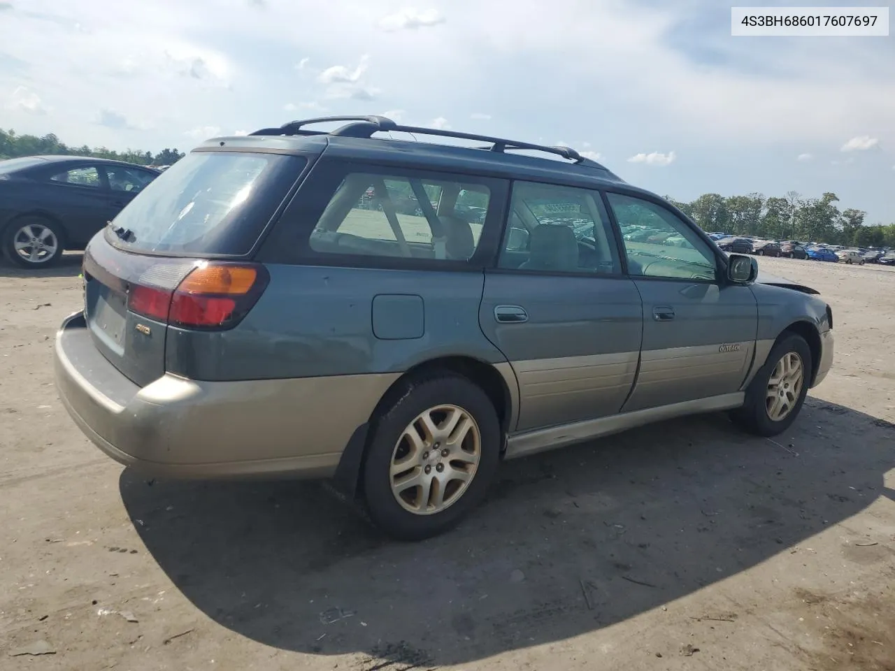 2001 Subaru Legacy Outback Limited VIN: 4S3BH686017607697 Lot: 55689134