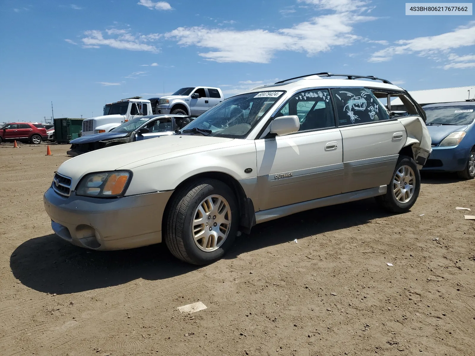 2001 Subaru Legacy Outback H6 3.0 Ll Bean VIN: 4S3BH806217677662 Lot: 60479424