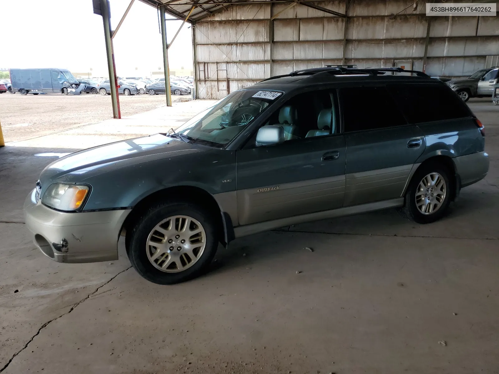 2001 Subaru Legacy Outback H6 3.0 Vdc VIN: 4S3BH896617640262 Lot: 62147114