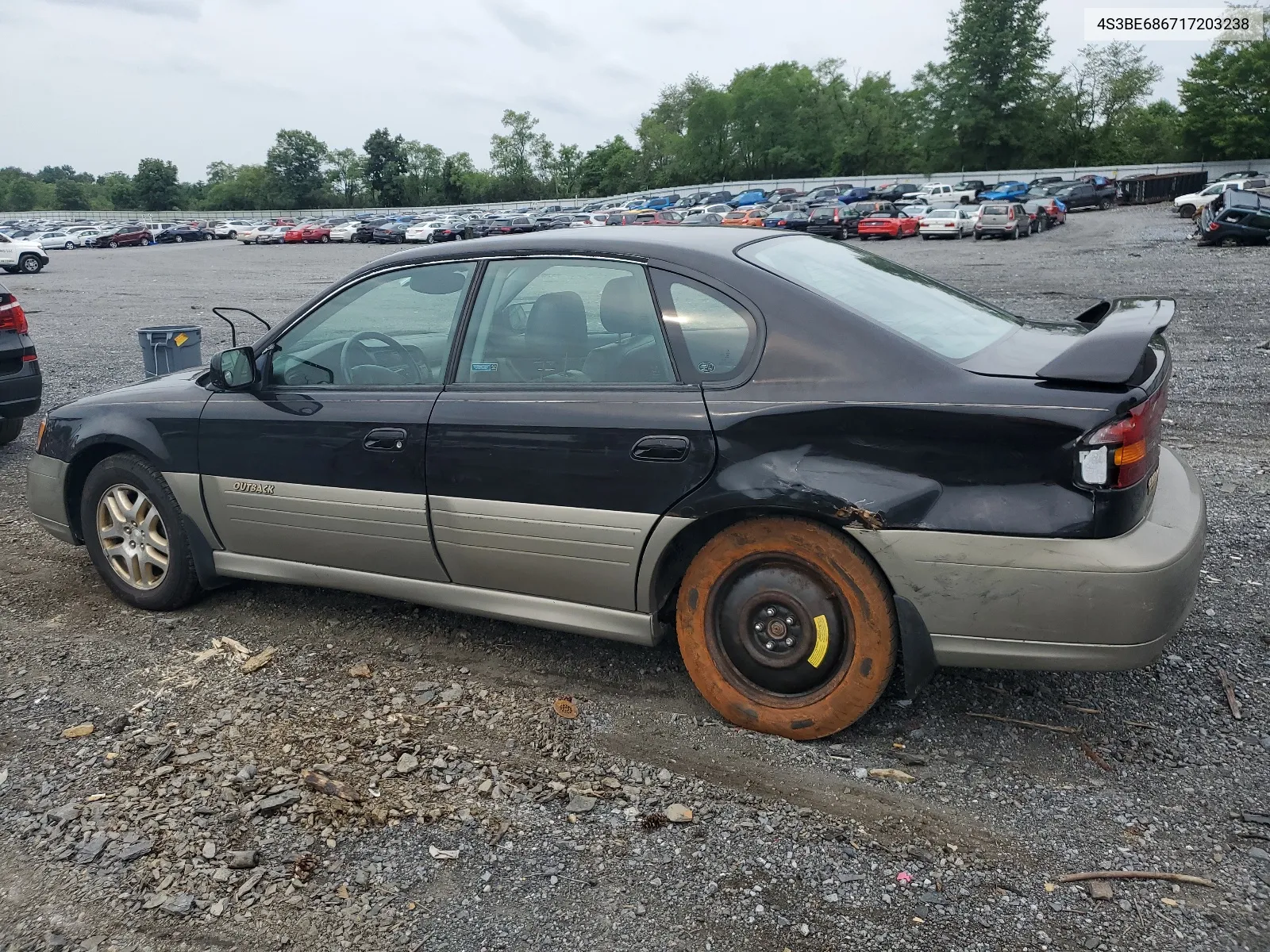 2001 Subaru Legacy Outback Limited VIN: 4S3BE686717203238 Lot: 64550334