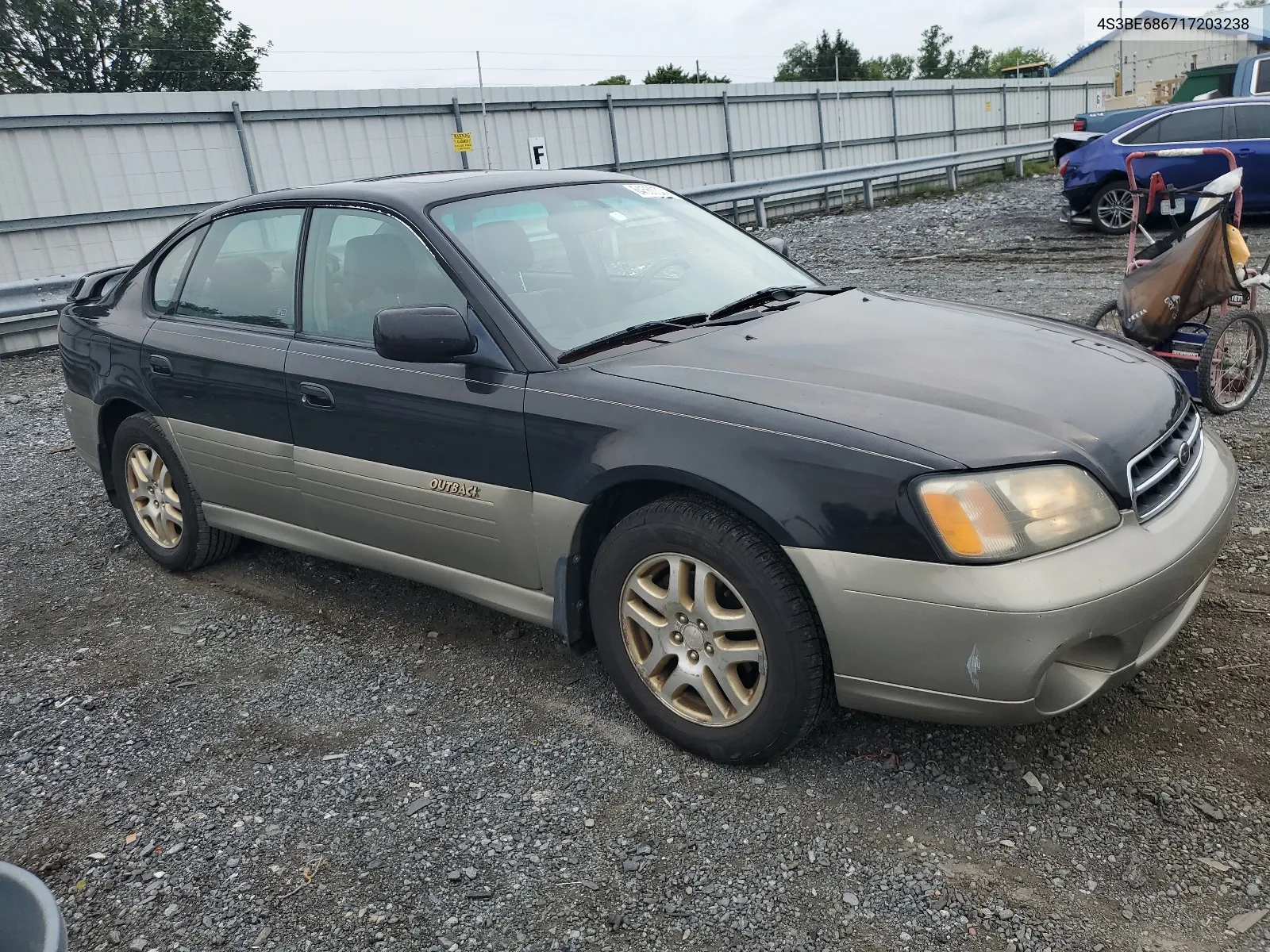 2001 Subaru Legacy Outback Limited VIN: 4S3BE686717203238 Lot: 64550334