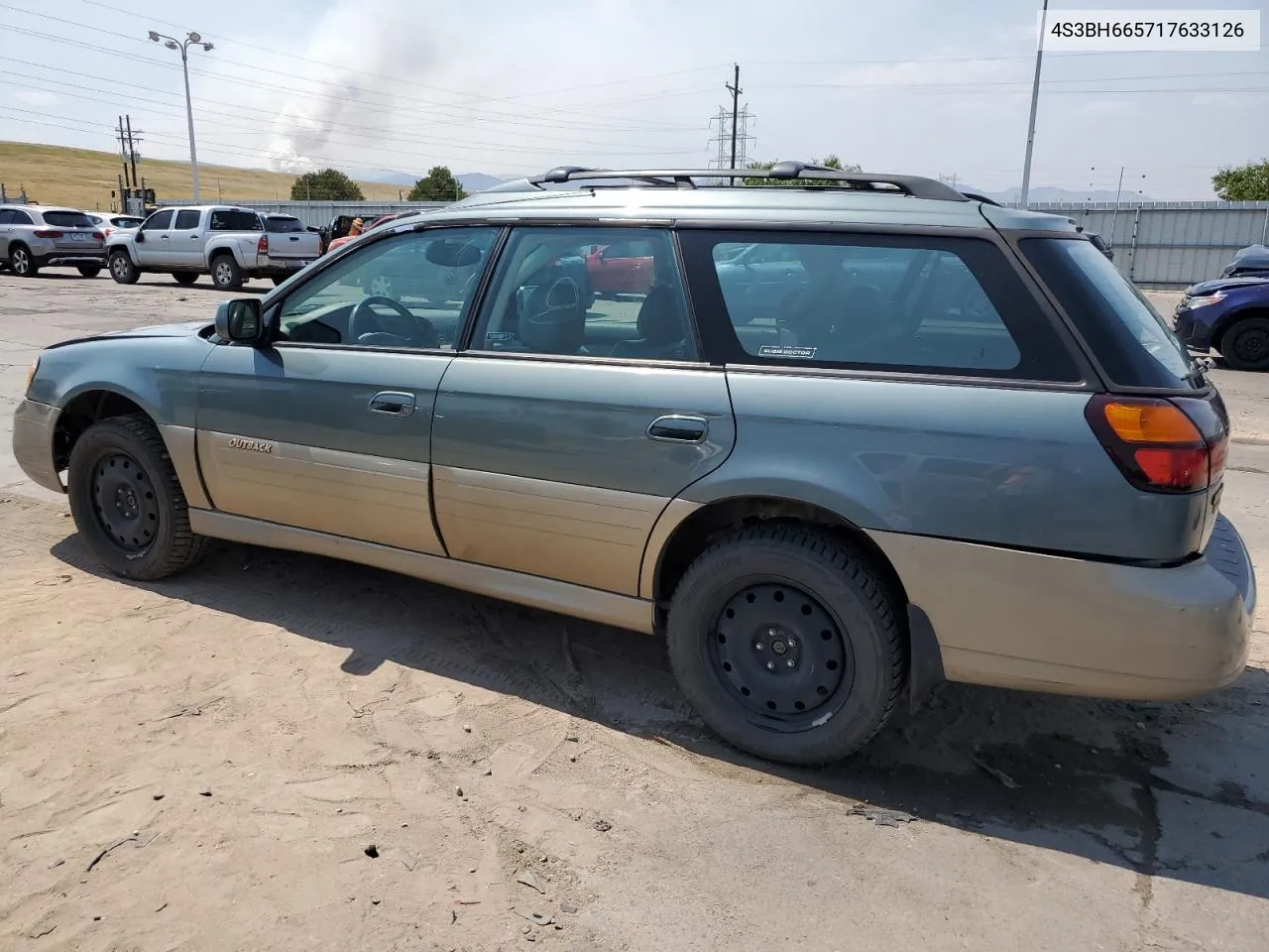 4S3BH665717633126 2001 Subaru Legacy Outback