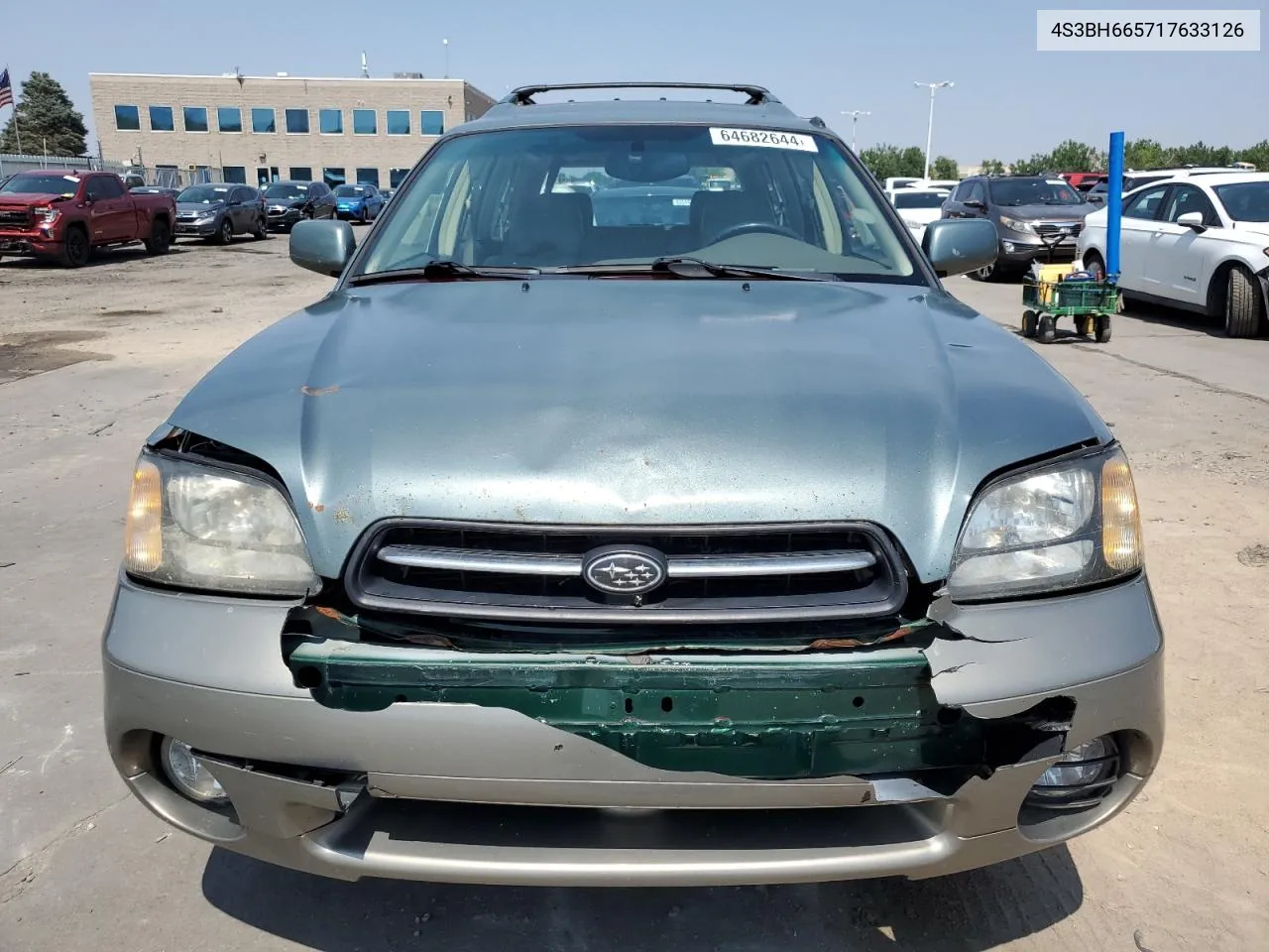 2001 Subaru Legacy Outback VIN: 4S3BH665717633126 Lot: 64682644