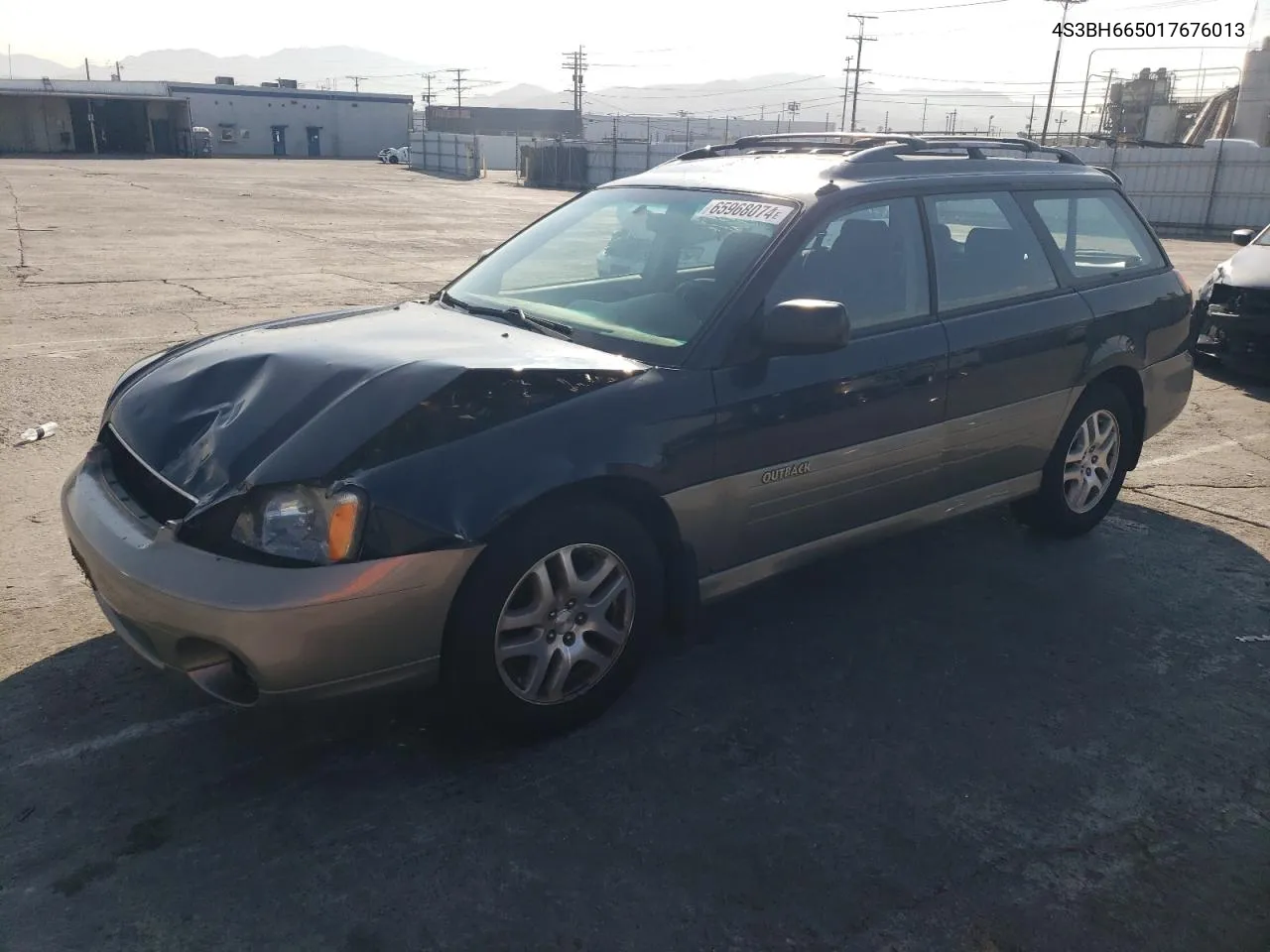 2001 Subaru Legacy Outback VIN: 4S3BH665017676013 Lot: 65968074