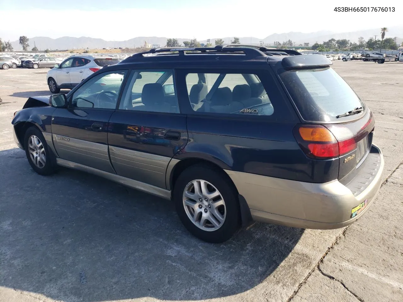 2001 Subaru Legacy Outback VIN: 4S3BH665017676013 Lot: 65968074