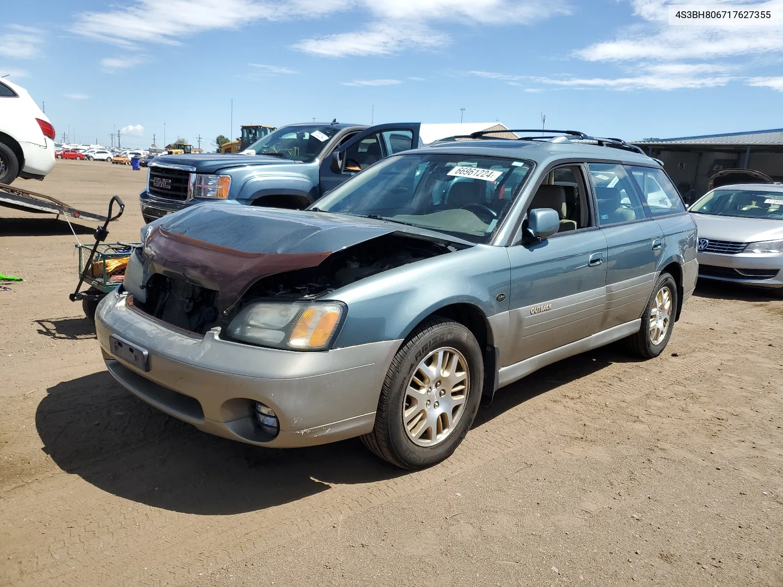 2001 Subaru Legacy Outback H6 3.0 Ll Bean VIN: 4S3BH806717627355 Lot: 66961224