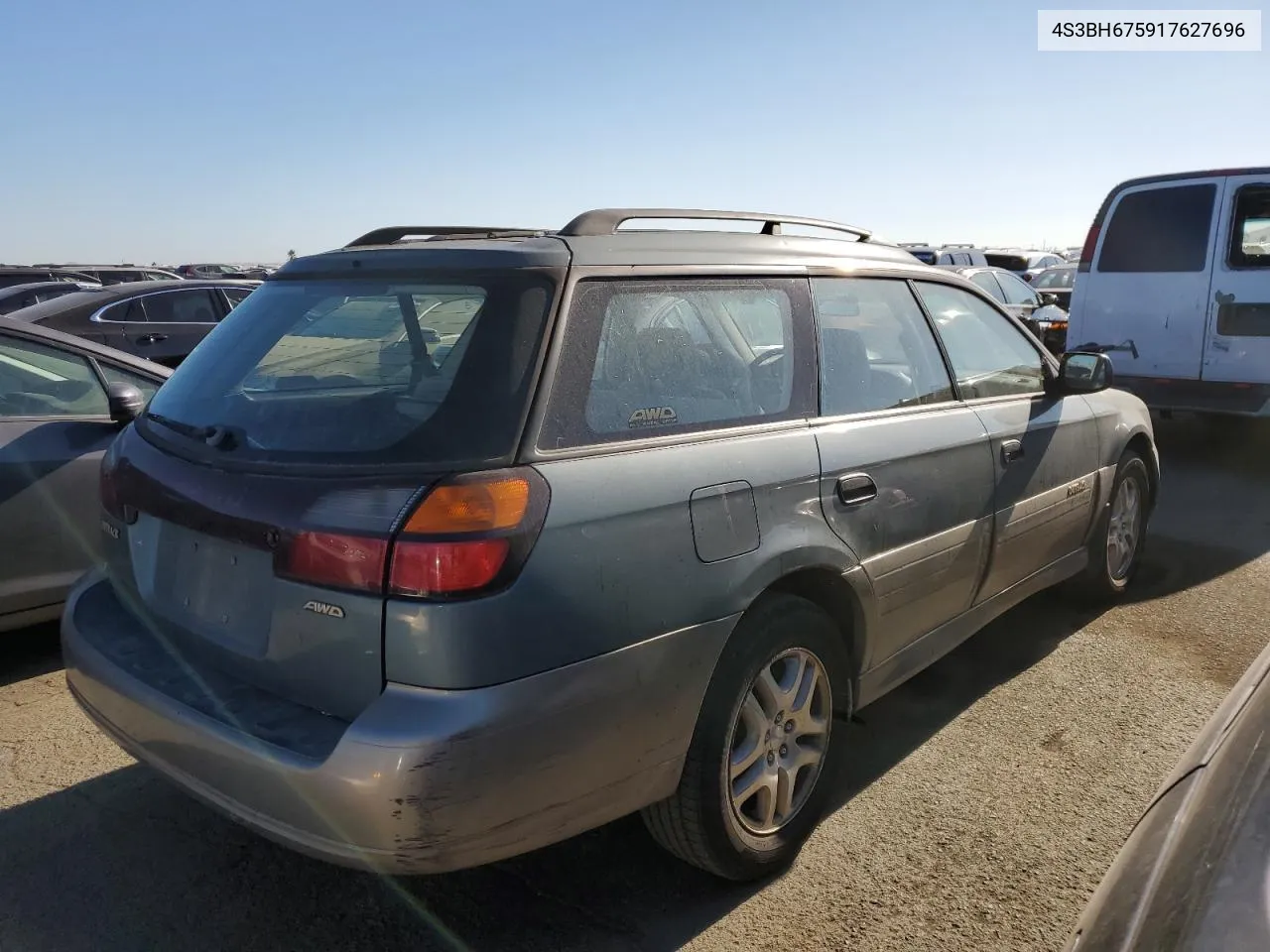 2001 Subaru Legacy Outback Awp VIN: 4S3BH675917627696 Lot: 67923544