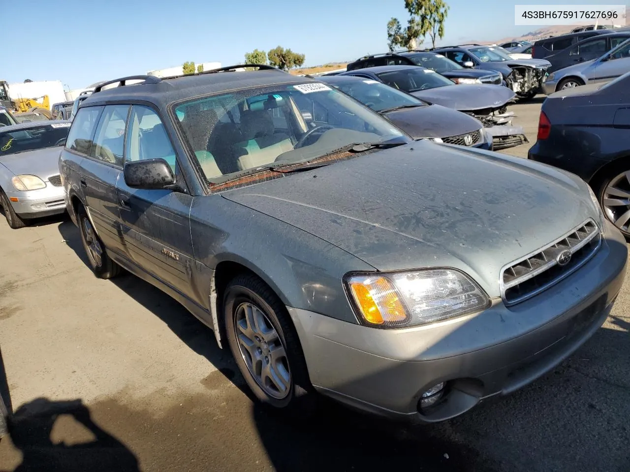 4S3BH675917627696 2001 Subaru Legacy Outback Awp