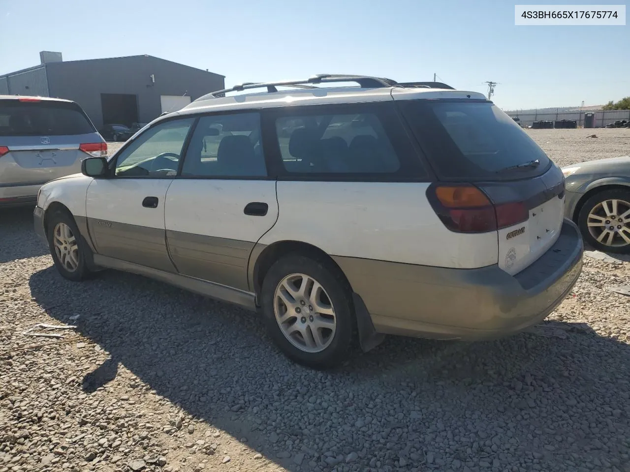 2001 Subaru Legacy Outback VIN: 4S3BH665X17675774 Lot: 68341124