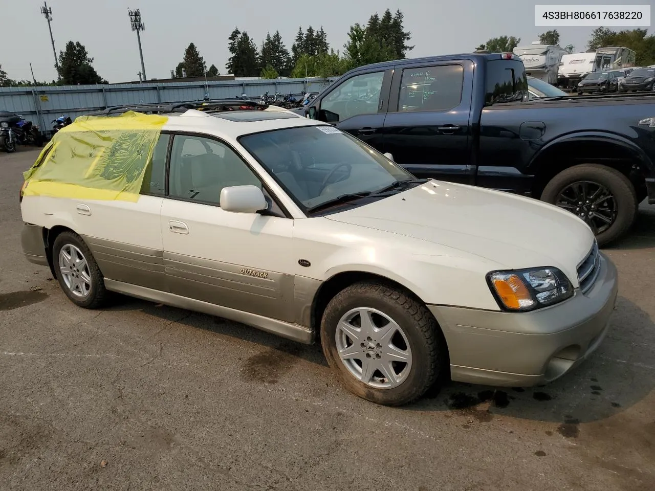 2001 Subaru Legacy Outback H6 3.0 Ll Bean VIN: 4S3BH806617638220 Lot: 69885044