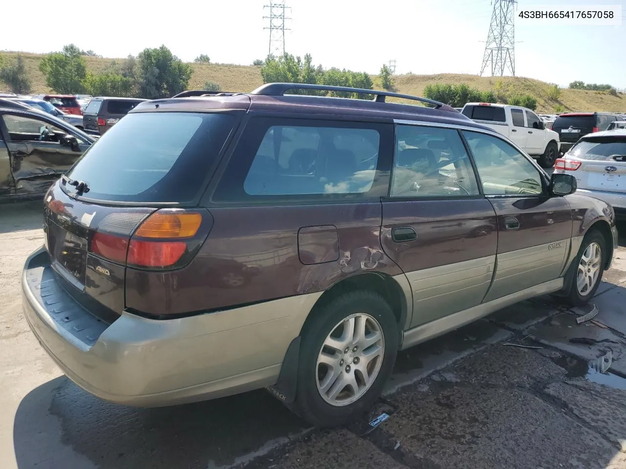 4S3BH665417657058 2001 Subaru Legacy Outback