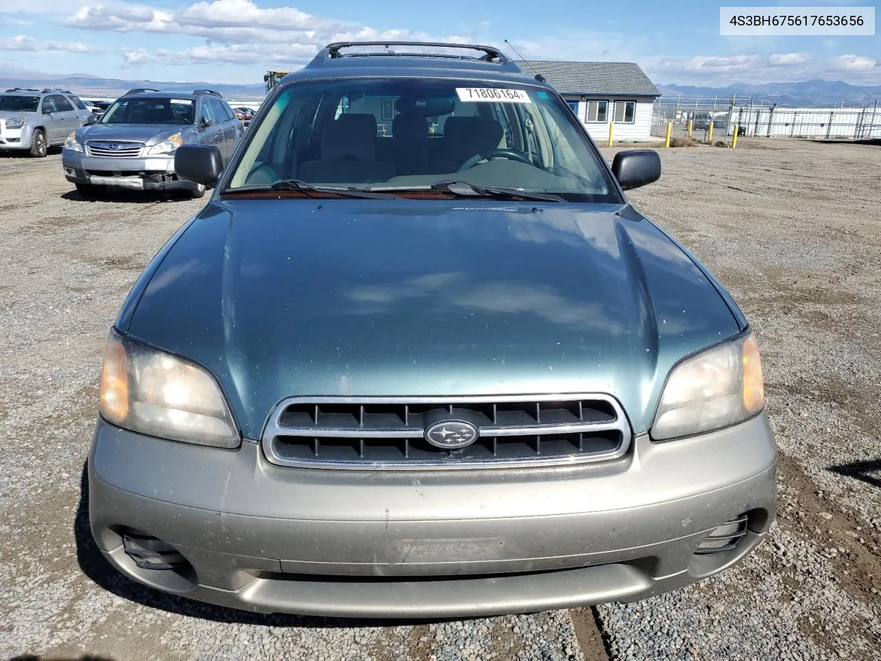 2001 Subaru Legacy Outback Awp VIN: 4S3BH675617653656 Lot: 71806164