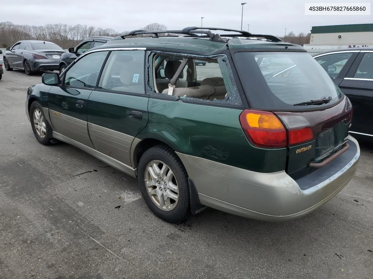 2002 Subaru Legacy Outback Awp VIN: 4S3BH675827665860 Lot: 47848304