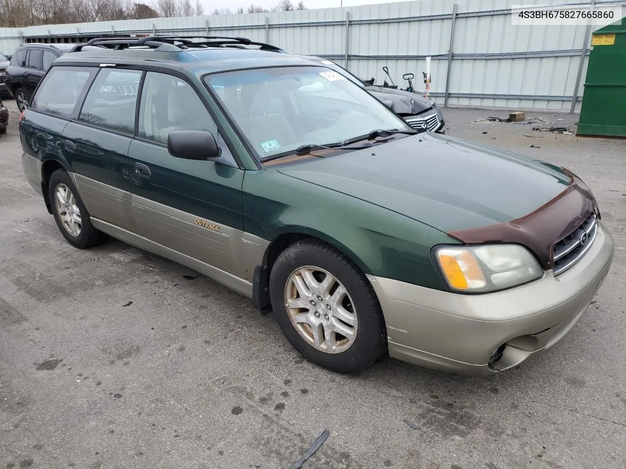 2002 Subaru Legacy Outback Awp VIN: 4S3BH675827665860 Lot: 47848304