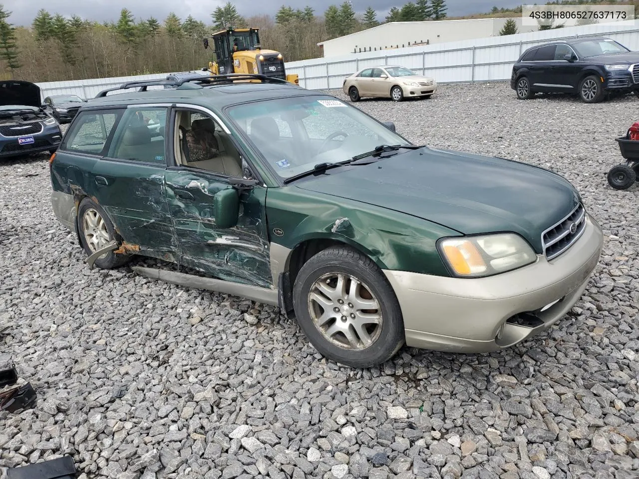 2002 Subaru Legacy Outback H6 3.0 Ll Bean VIN: 4S3BH806527637173 Lot: 53652924