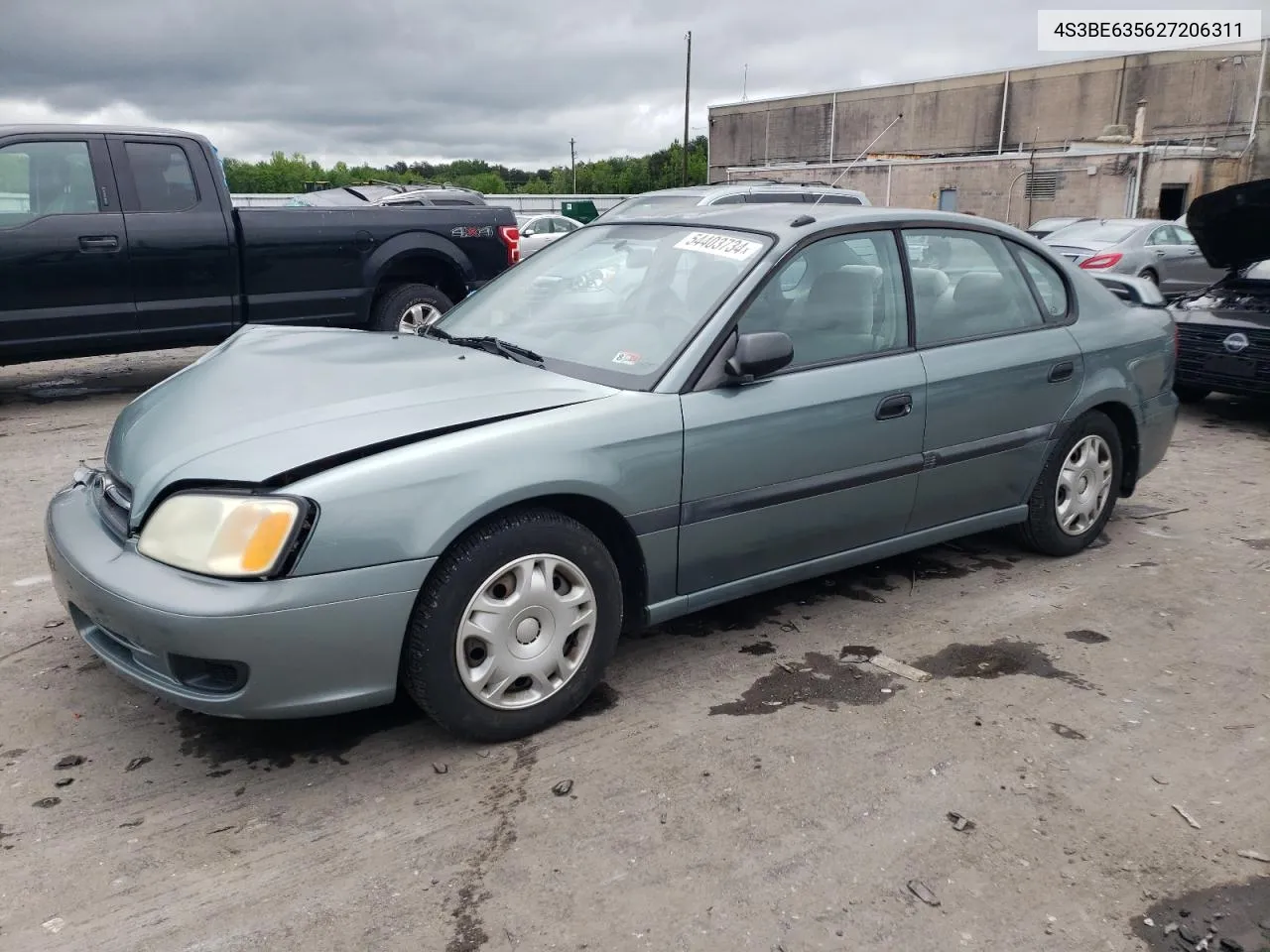 2002 Subaru Legacy L VIN: 4S3BE635627206311 Lot: 54403734