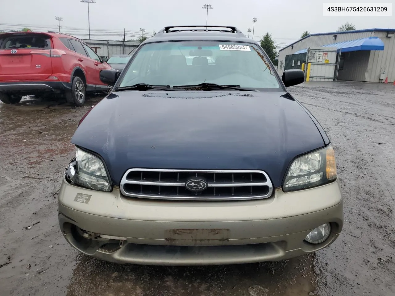 2002 Subaru Legacy Outback Awp VIN: 4S3BH675426631209 Lot: 54985034