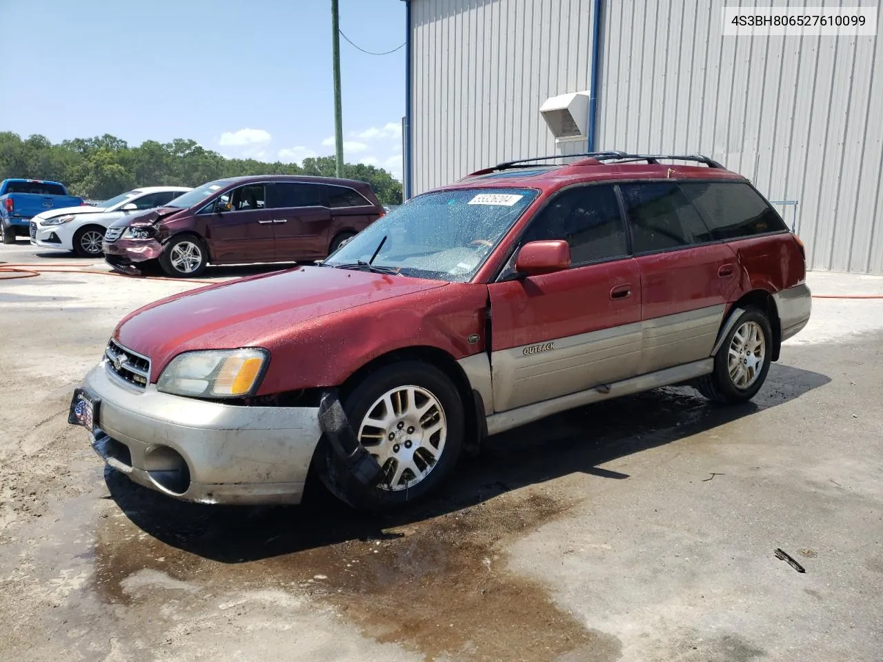 2002 Subaru Legacy Outback H6 3.0 Ll Bean VIN: 4S3BH806527610099 Lot: 55326204