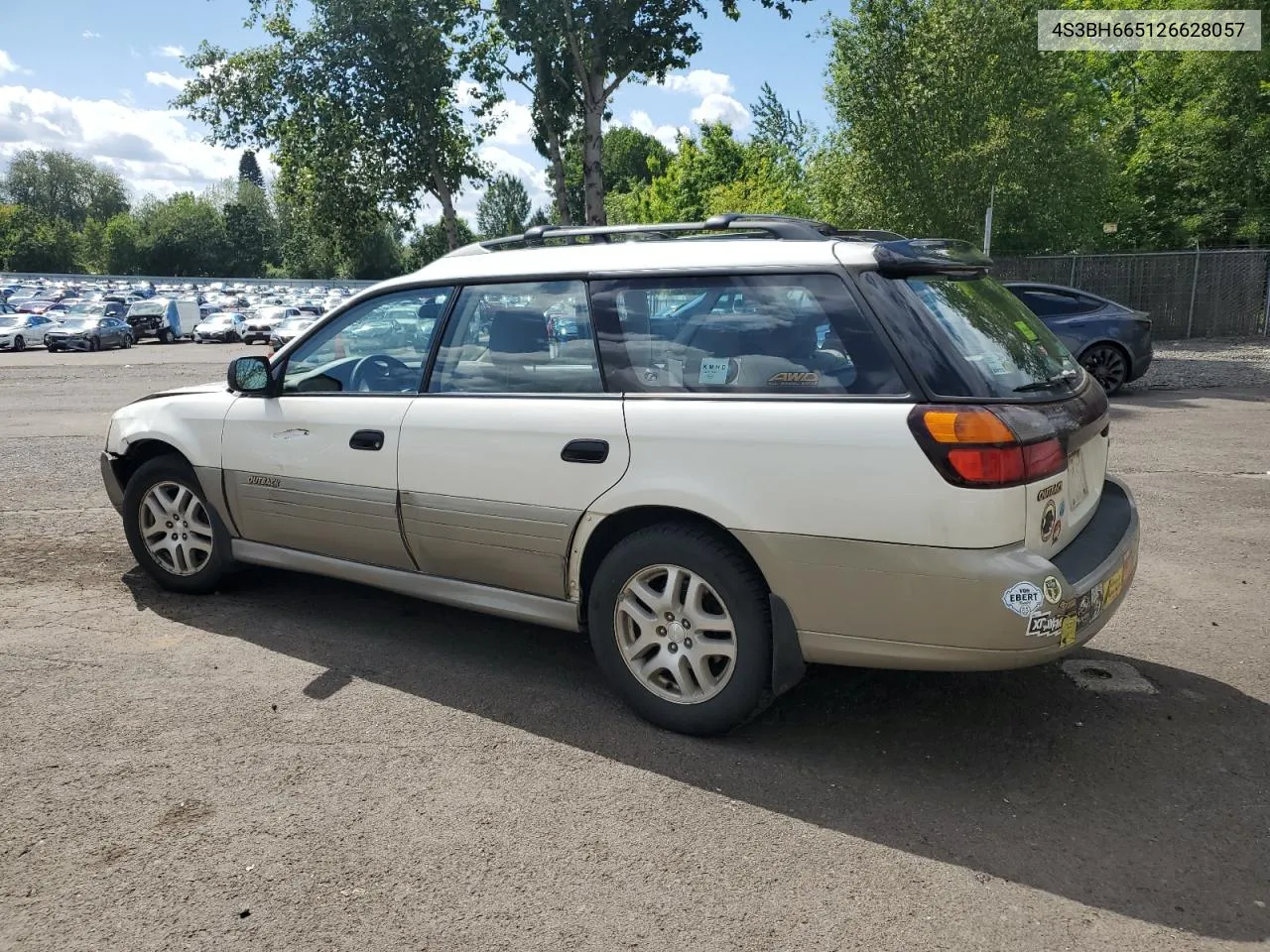 2002 Subaru Legacy Outback VIN: 4S3BH665126628057 Lot: 55754584