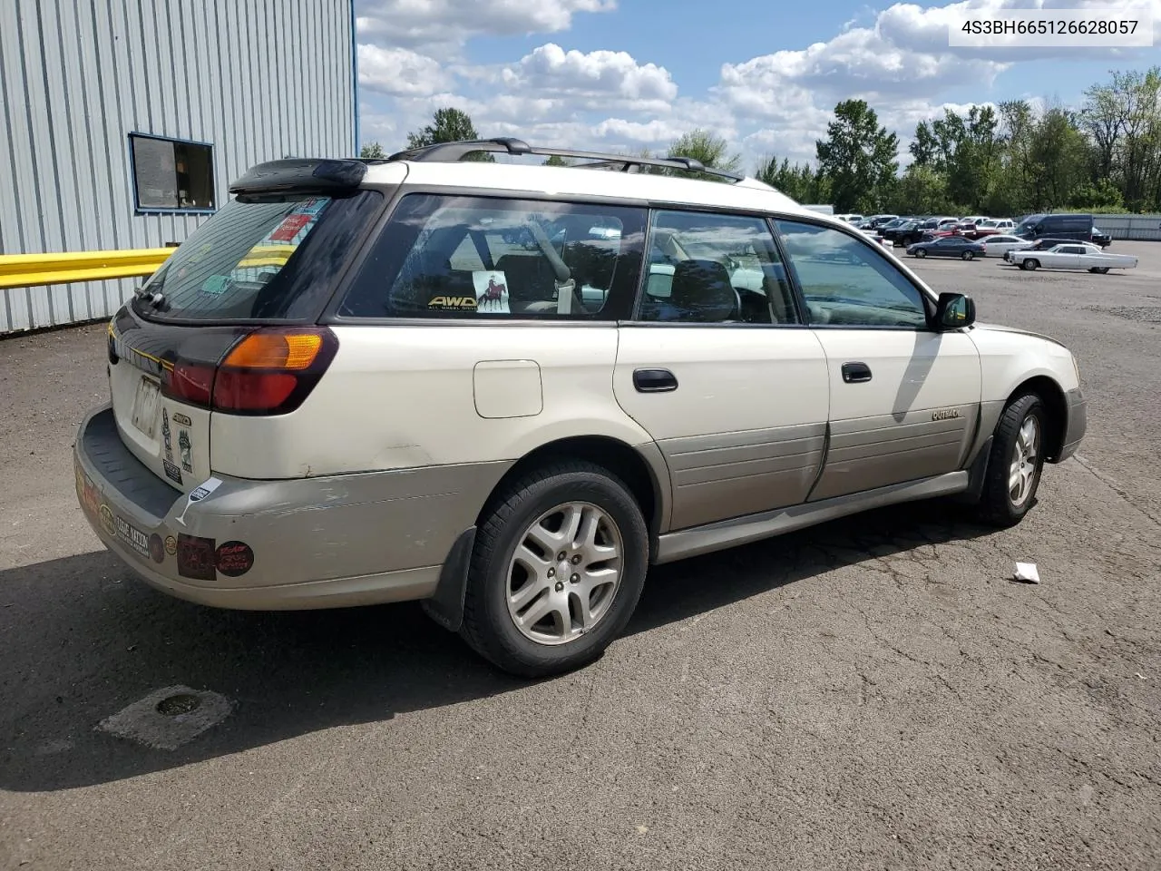 2002 Subaru Legacy Outback VIN: 4S3BH665126628057 Lot: 55754584