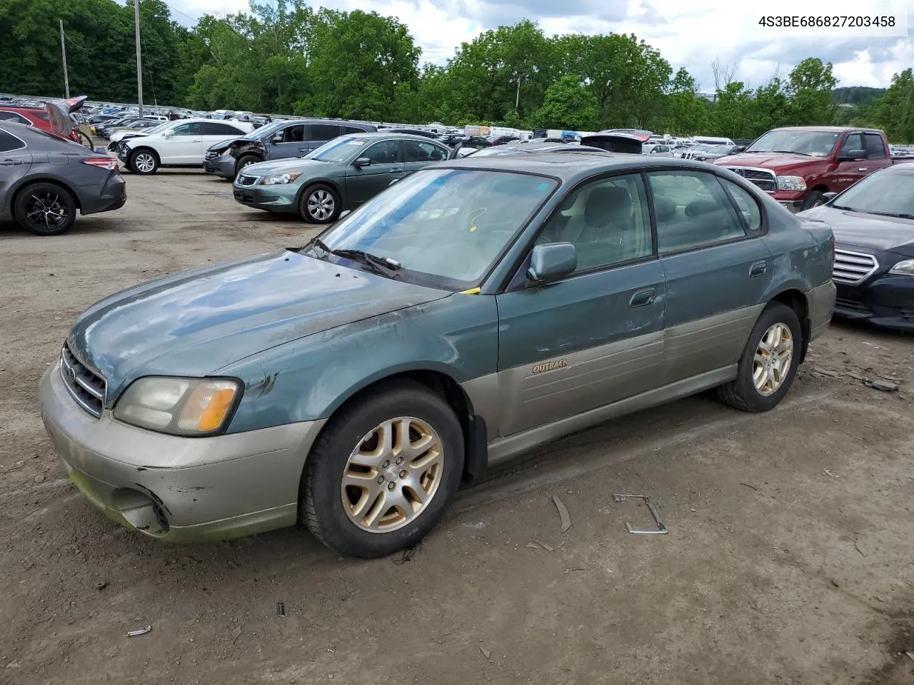 2002 Subaru Legacy Outback Limited VIN: 4S3BE686827203458 Lot: 56537744