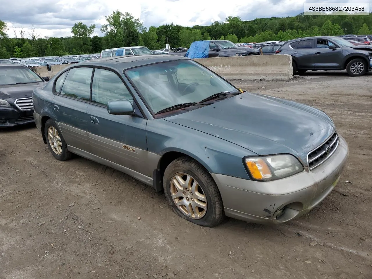 2002 Subaru Legacy Outback Limited VIN: 4S3BE686827203458 Lot: 56537744