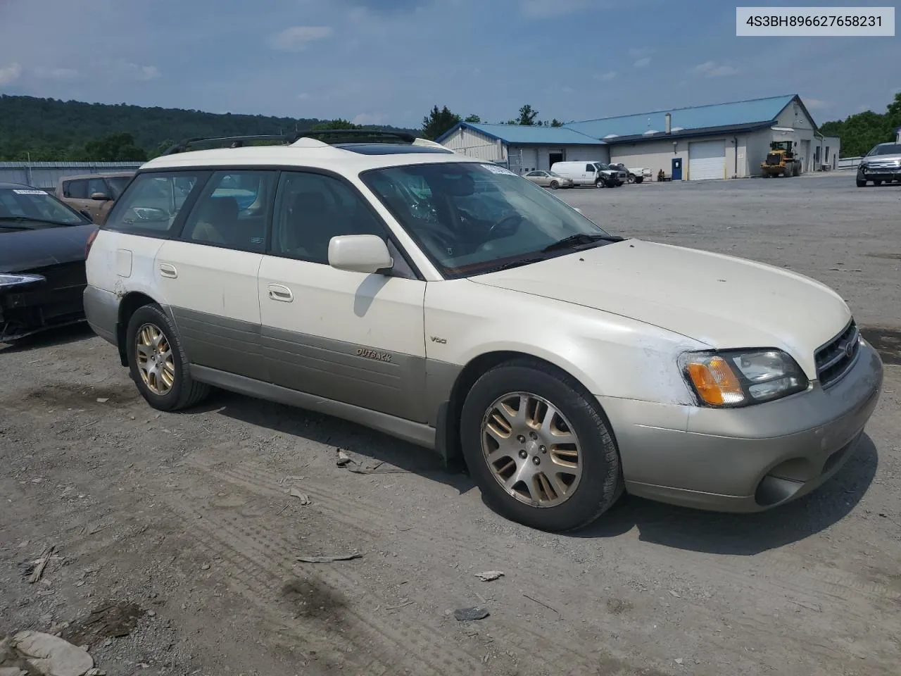 2002 Subaru Legacy Outback H6 3.0 Vdc VIN: 4S3BH896627658231 Lot: 57284194