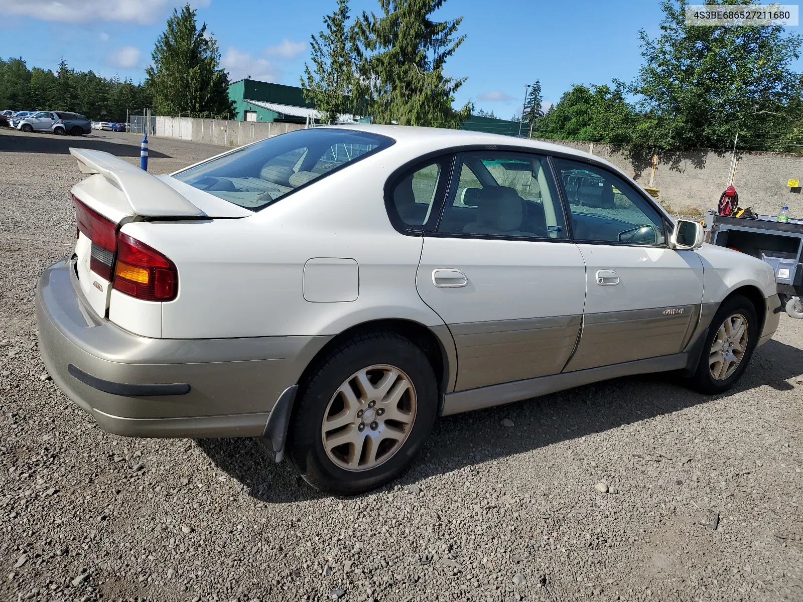 2002 Subaru Legacy Outback Limited VIN: 4S3BE686527211680 Lot: 60982504