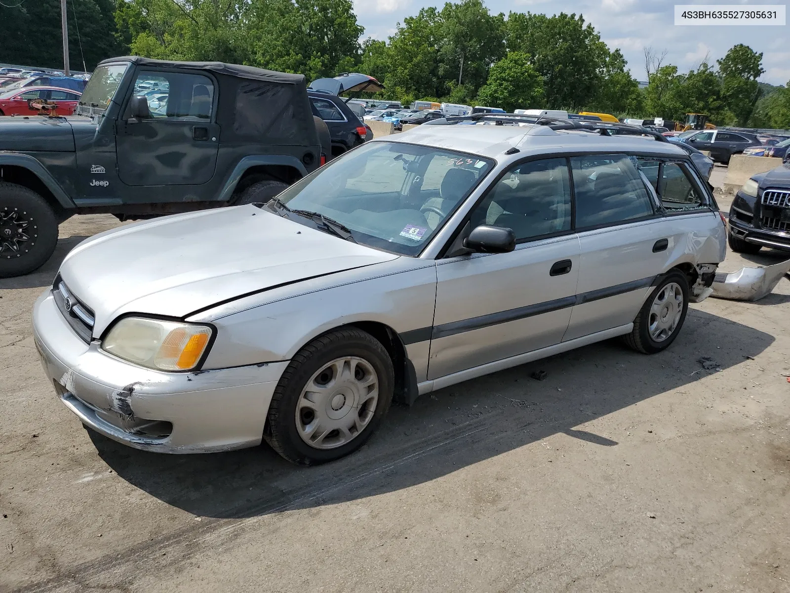 2002 Subaru Legacy L VIN: 4S3BH635527305631 Lot: 64214044