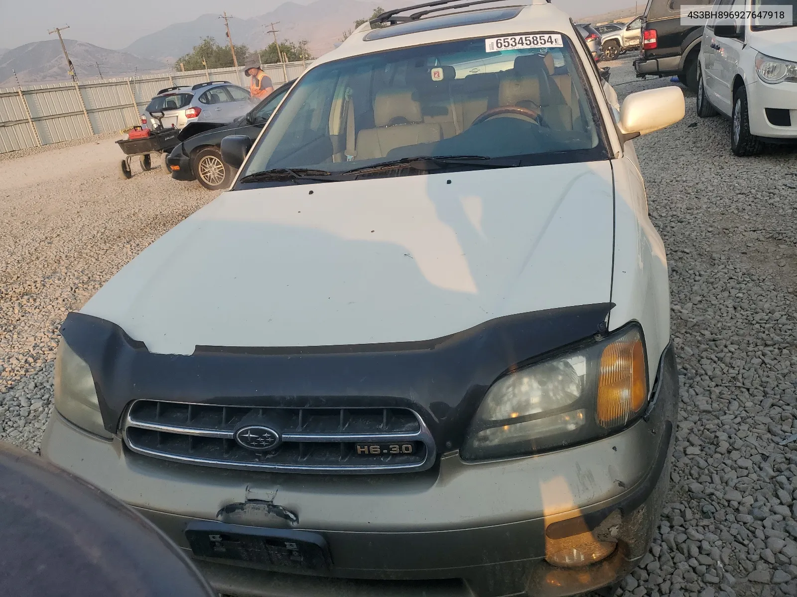 2002 Subaru Legacy Outback H6 3.0 Vdc VIN: 4S3BH896927647918 Lot: 65345854