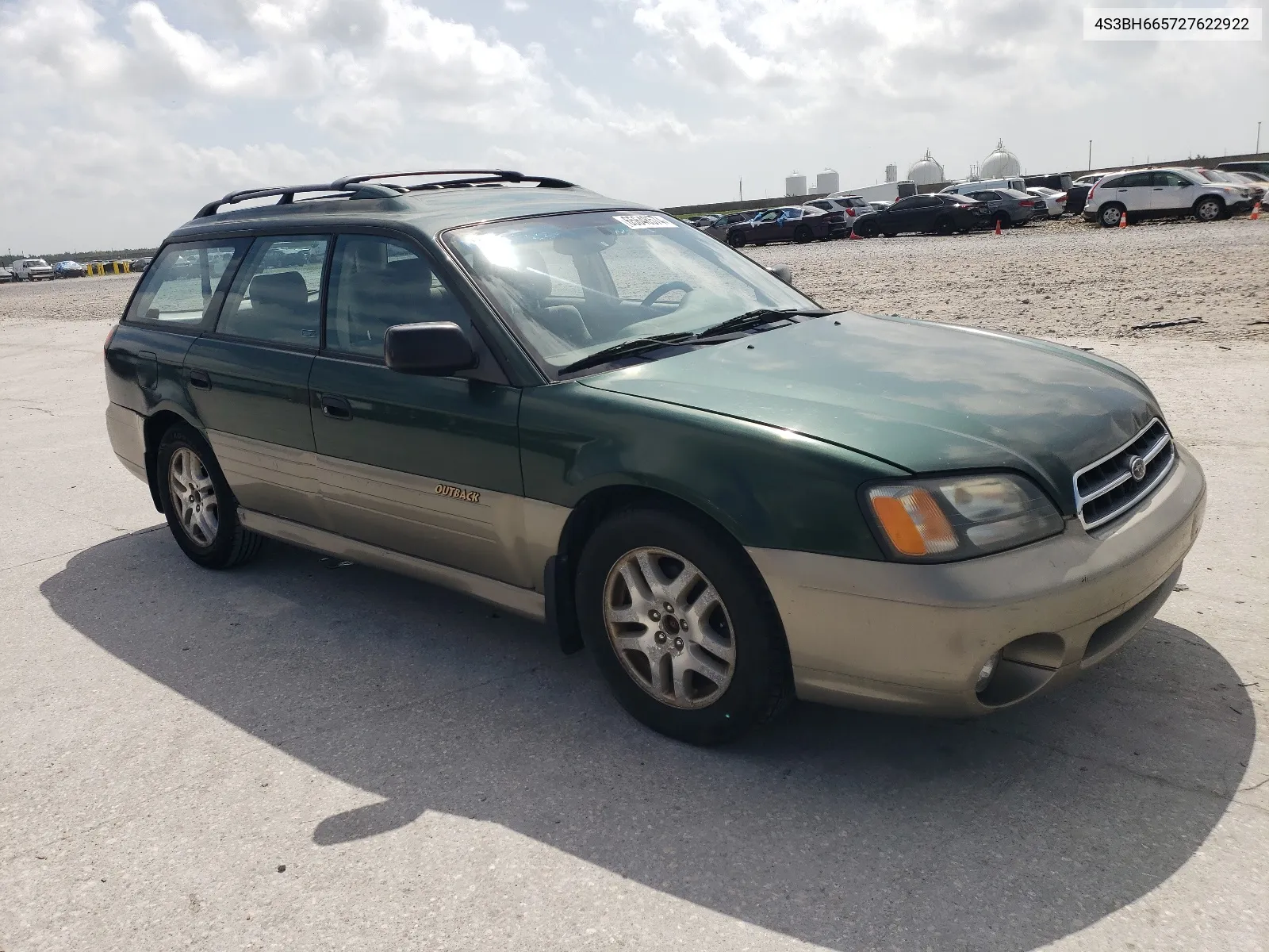 4S3BH665727622922 2002 Subaru Legacy Outback