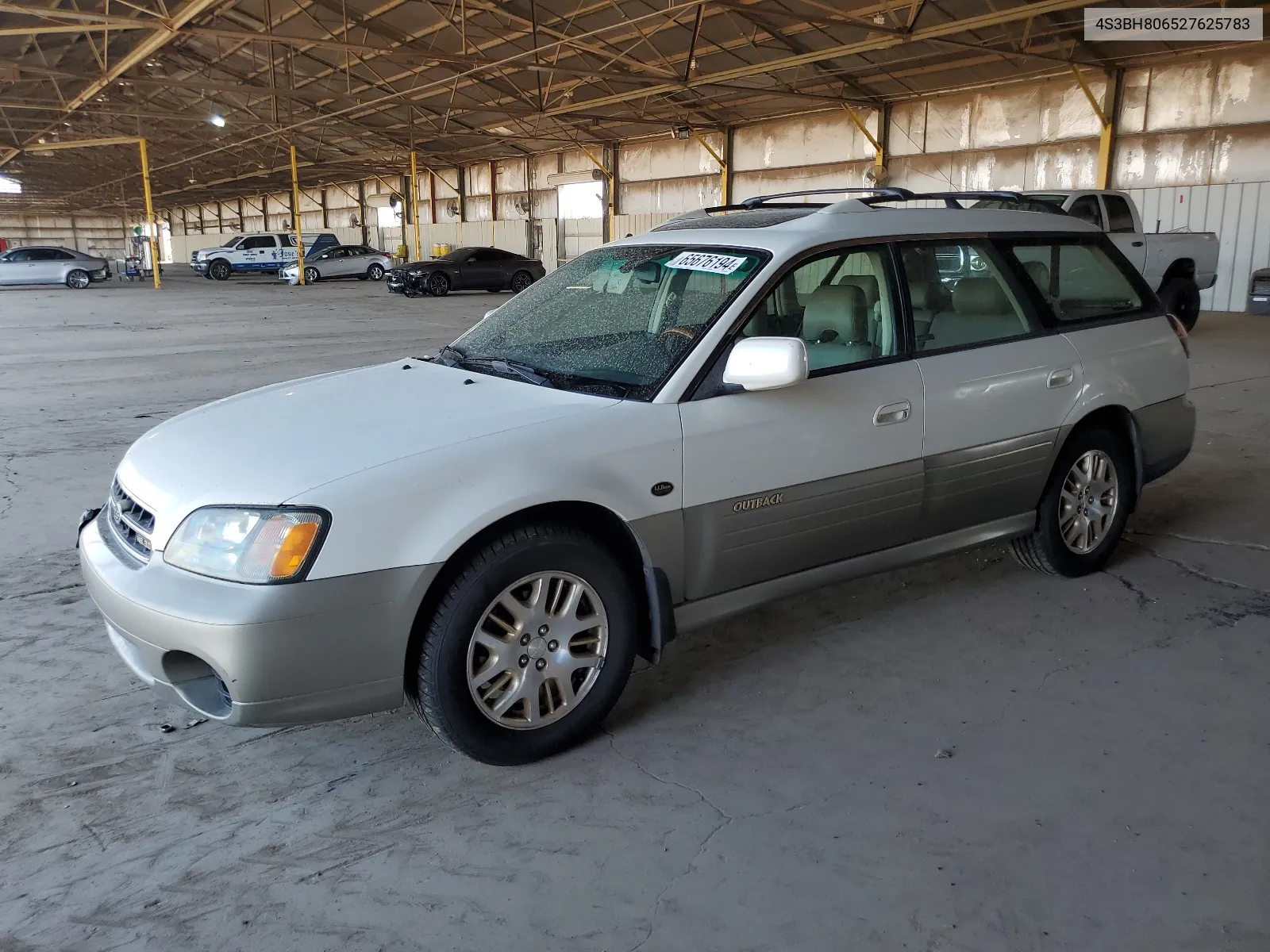 2002 Subaru Legacy Outback H6 3.0 Ll Bean VIN: 4S3BH806527625783 Lot: 65676194