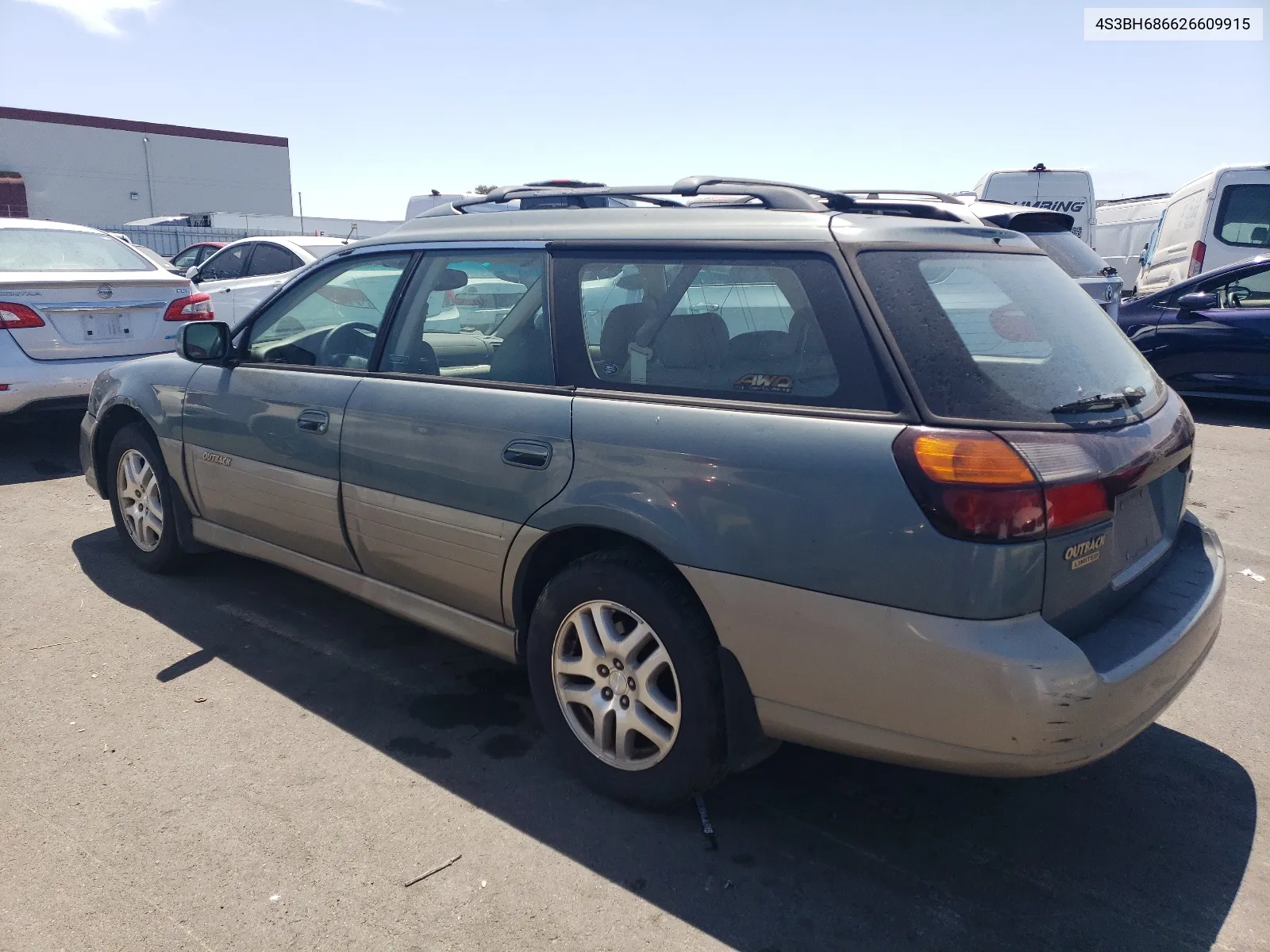 2002 Subaru Legacy Outback Limited VIN: 4S3BH686626609915 Lot: 66199764