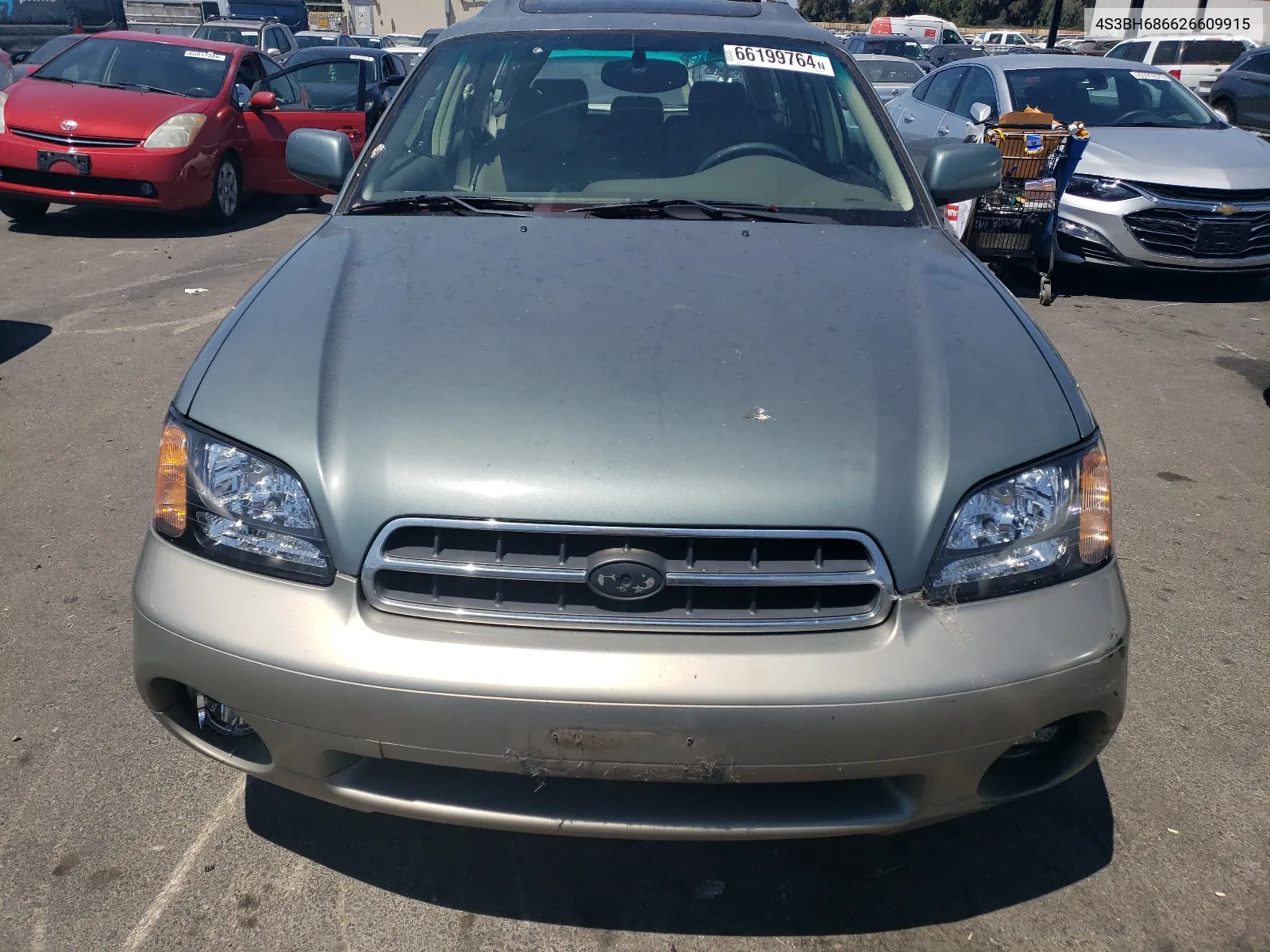 2002 Subaru Legacy Outback Limited VIN: 4S3BH686626609915 Lot: 66199764