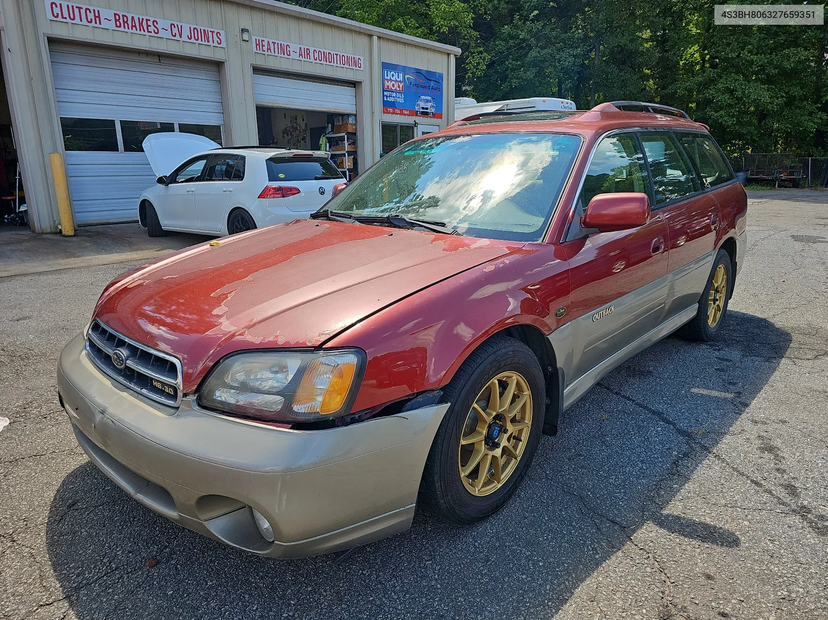 2002 Subaru Legacy Outback H6 3.0 Ll Bean VIN: 4S3BH806327659351 Lot: 66613894