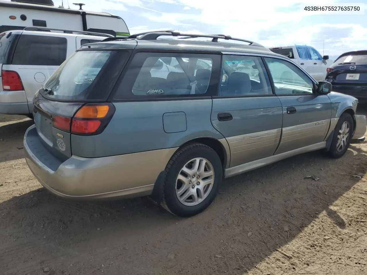 2002 Subaru Legacy Outback Awp VIN: 4S3BH675527635750 Lot: 69400314